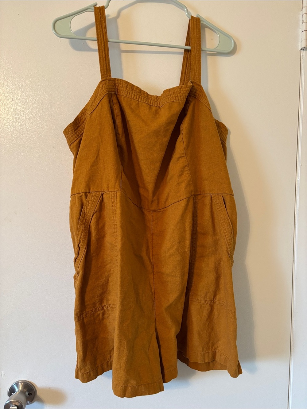 Old Navy Rust Orange Strappy Romper